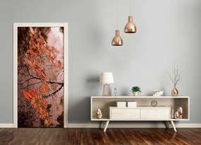 Adesivo per porta Foglie d'autunno 95x205 cm
