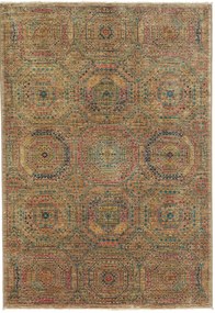 Mamluk Tappeto orientale 130 x 180 Marrone (Pakistan) Annodato A Mano