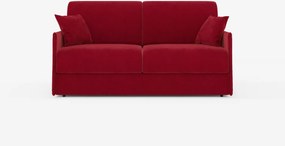 Evans divano letto matrimoniale sfoderabile - design compatto e vano porta guanciali in tessuto smacchiabile T23