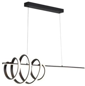 Searchlight 22510BK - Lampada a sospensione dimmerabile su cavo SWORD LED/40W/230V 3000K