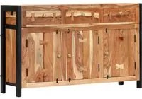 Credenza 120x35x75 cm in Legno Massello di Acacia cod mxl 12633