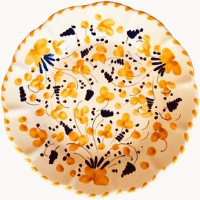 Piatto piano fatto a mano Toscana