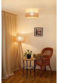 Brilagi - Lampada a soffitto ROYAL YUTE 1xE27/15W/230V Ø40 cm beige crema