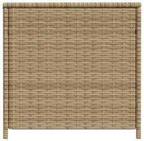 Contenitore da giardino beige misto 469l in polyrattan