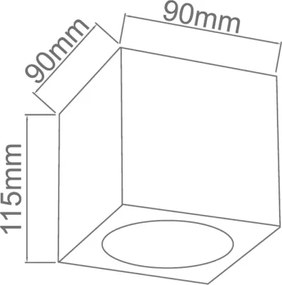 Open Design OR81039 - Faretto CUBO 1xG9/8W/230V trasparente/cromo lucido
