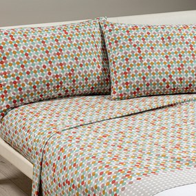 Completo Lenzuola in Cotone Paint Singolo Caleffi Home