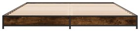 Giroletto rovere fumo 120x190 cm in legno multistrato metallo