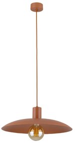 Lampadario a sospensione con filo ASTRA 1xE27/15W/230V diametro 41 cm color mattone