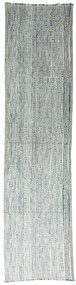 Kilim Tappeto persiano 90 x 370 Nero (Iran) Tessuto A Mano