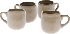Tazze in set per espresso beige in ceramica 4 pz 100 ml – Dakls