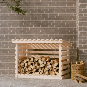 Portalegna 108x73x79 Cm İn Legno Massello Di Pino /