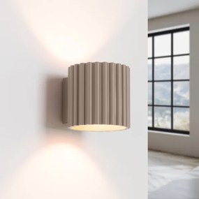 Sollux  SL.1816 - Applique da parete AURA 1xG9/10W/230V taupe