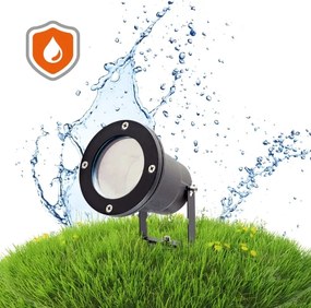 Lampada da esterno LED RGBW dimmerabile BLAKE 1xGU10/6W/230V IP65 + telecomando