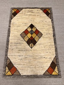 Gabbeh Tappeto persiano 120 x 80 Beige (Iran) Annodato A Mano
