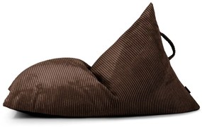 Pouf a sacco per bambini marrone scuro con rivestimento in velluto a coste Razzy – SLOWDOWN