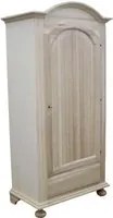 armadio classico 1 porta 1 cassetto legno grezzo 96x56x196 - Mobili 2G