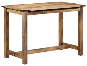 Tavolo Da Pranzo 110x55x75 Cm İn Legno Massello Di Mango /