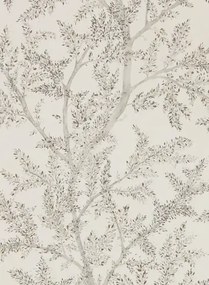 Baum Tapete Farthing Wood von Sanderson - Silver