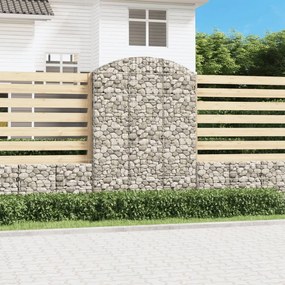 Cesto Gabbione Ad Arco 150x30x200/220 Cm Ferro Zincato /