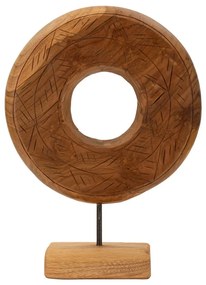 Statuetta in legno (altezza 38 cm) Dorat - Mauro Ferretti