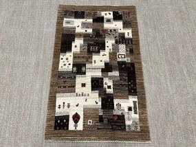 Loribaft Tappeto 80x130 Beige (Iran) Annodato A Mano