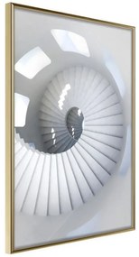 Poster  Spiral Stairs  Cornice Quadri Cornice d'oro, Larghezza x Altezza Home decor 20x30