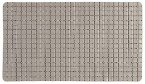 Tappeto Antiscivolo In PVC Per Doccia Mosaico Tortora 40x70 Cm