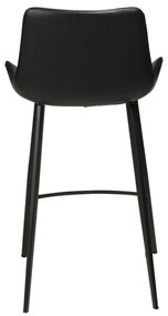 Sgabello da bar in similpelle nera Hype - DAN-FORM Denmark