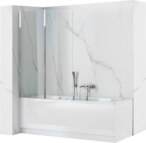 Schermo vasca pieghevole Rea Agat-2 80