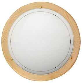 Apparecchio da soffitto a LED con paralume in vetro bianco naturale ø 30 cm Pine - Candellux Lighting