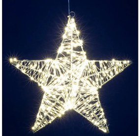 Decorazione natalizia LED 320xLED/230V, stella 45 cm, bianco caldo