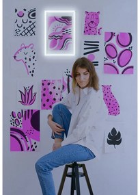 Applique bianca, 30 x 40 cm Rectangle - Candy Shock