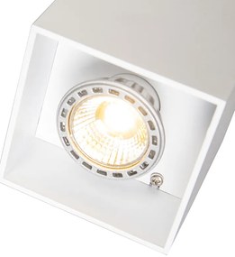 Faretto moderno bianco - Qubo 1