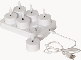 Set di 6 candele a LED Flame Charge