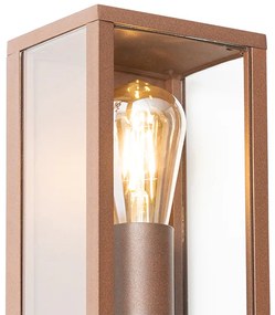 Lampada da parete industriale marrone ruggine 26 cm IP44 - Charlois