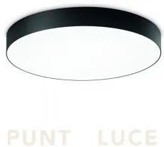 Boiler plafoniera nero cct 3000+4000k 100w dimmerabile 20ip 60cm h.7cm