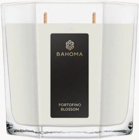 Candela profumata a 2 stoppini fatta a mano Portofino Blossom (fiore d'arancio, fresia)