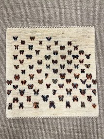 Loribaft Tappeto persiano 50x50 Beige (Iran) Annodato A Mano
