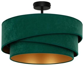 Duolla - Lampadario a plafone KOBO 1xE27/15W/230V diametro 45 cm verde