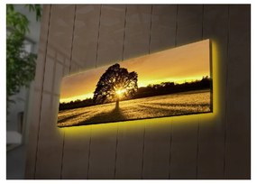 Quadro illuminato Albero, 90 x 30 cm - Wallity