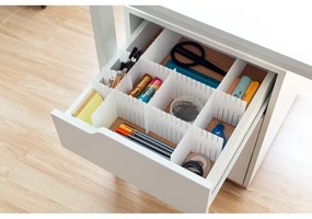 Set di 6 divisori per cassetti bianchi - Compactor