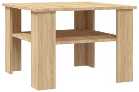 Tavolino da Salotto Rovere Sonoma 60x60x42 cm Legno Multistrato