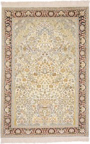 Cashmere Silk Tappeto orientale 190x130 (Indian) Annodato A Mano