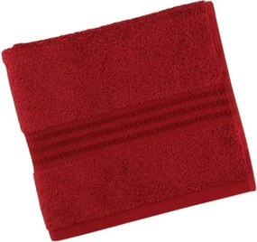 Asciugamano in cotone rosso, 30 x 50 cm Rainbow - Foutastic