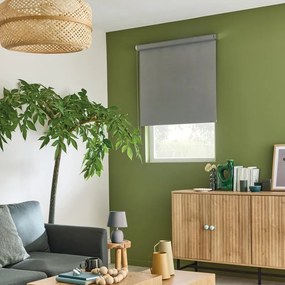 Tenda a rullo oscurante INSPIRE Malawi grigio / argento 55x190 cm