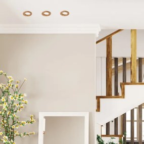 Faretto LED incasso WOODY SPOT 5,5W 230V 4000K rovere Ø10 cm