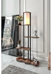 Lampada da terra con ripiani NOTO 1xE27/40W/230V marrone/nero