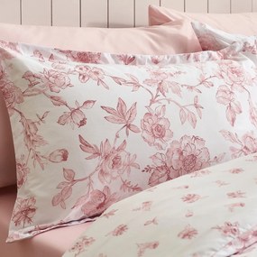 Set copripiumino e federa rosa per letto singolo 135x200 cm Mirabelle – Catherine Lansfield