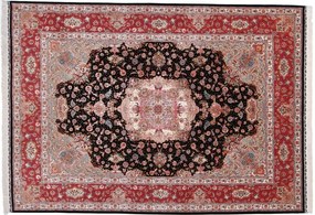 Tabriz Tappeto 260 x 350 Rosso (Iran) Annodato A Mano