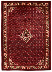 Hosseinabad Tappeto 300x210 Rosso (Iran) Annodato A Mano